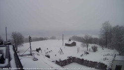 Pohled na jih, hrad Trosky