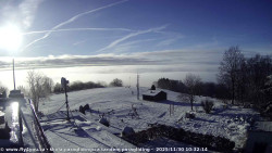 Pohled na jih, hrad Trosky