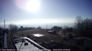 Kozákov - Pohled na jih, hrad Trosky - 25.12.2025 v 11:45