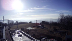 Pohled na jih, hrad Trosky