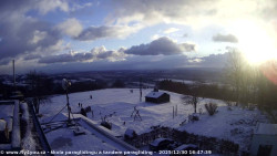 Pohled na jih, hrad Trosky