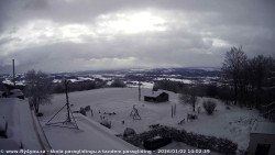 Pohled na jih, hrad Trosky