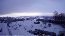 Pohled na jih, hrad Trosky