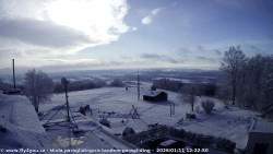 Pohled na jih, hrad Trosky