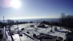 Pohled na jih, hrad Trosky