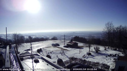 Pohled na jih, hrad Trosky