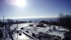 Pohled na jih, hrad Trosky