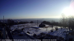 Pohled na jih, hrad Trosky