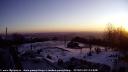 Pohled na jih, hrad Trosky