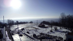 Pohled na jih, hrad Trosky