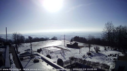 Pohled na jih, hrad Trosky