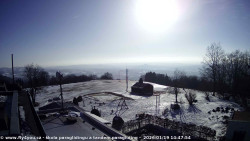 Pohled na jih, hrad Trosky