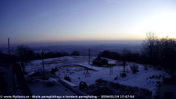 Pohled na jih, hrad Trosky