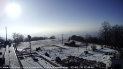 Pohled na jih, hrad Trosky