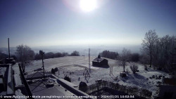 Pohled na jih, hrad Trosky