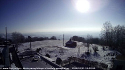 Pohled na jih, hrad Trosky