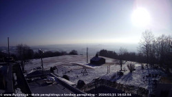 Pohled na jih, hrad Trosky