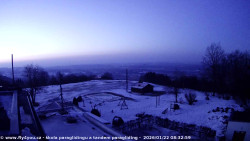 Pohled na jih, hrad Trosky