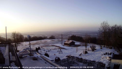 Pohled na jih, hrad Trosky