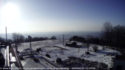 Pohled na jih, hrad Trosky