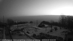 Pohled na jih, hrad Trosky