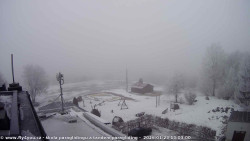 Pohled na jih, hrad Trosky