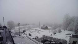 Pohled na jih, hrad Trosky