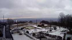 Pohled na jih, hrad Trosky