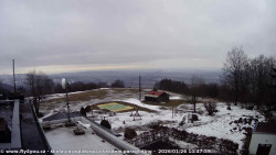 Pohled na jih, hrad Trosky