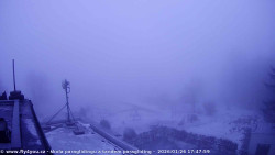 Pohled na jih, hrad Trosky