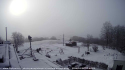 Pohled na jih, hrad Trosky