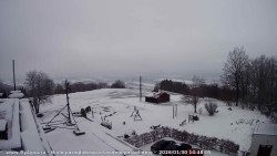 Pohled na jih, hrad Trosky