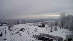 Pohled na jih, hrad Trosky