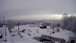 Pohled na jih, hrad Trosky