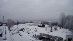 Pohled na jih, hrad Trosky