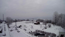 Pohled na jih, hrad Trosky