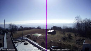 Kozákov - Pohled na jih, hrad Trosky - 3.3.2026 v 12:45