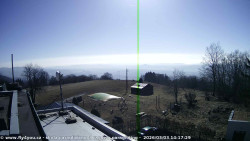 Pohled na jih, hrad Trosky