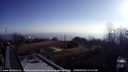 Pohled na jih, hrad Trosky