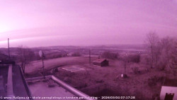 Pohled na jih, hrad Trosky