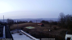 Pohled na jih, hrad Trosky