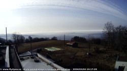 Pohled na jih, hrad Trosky