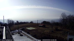 Pohled na jih, hrad Trosky