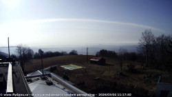 Pohled na jih, hrad Trosky