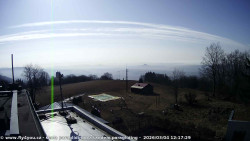 Pohled na jih, hrad Trosky