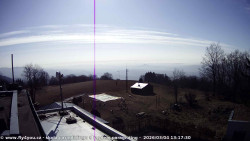 Pohled na jih, hrad Trosky