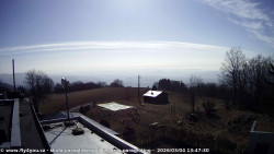 Pohled na jih, hrad Trosky