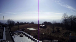 Pohled na jih, hrad Trosky