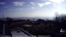 Pohled na jih, hrad Trosky