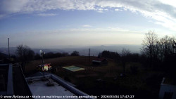 Pohled na jih, hrad Trosky